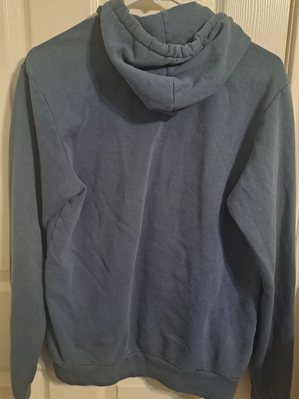 adidas Men's Dusty Blue Pullover Hoodie with Logo